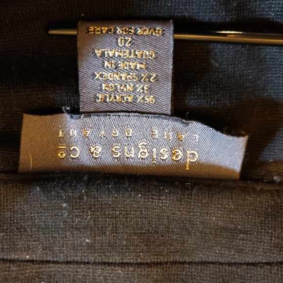 Sz 20 Black jersey sweater/jacket - Picture 7 of 9